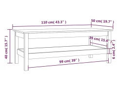 Mesa de centro | Mesa de apoio 110x50x40 cm pinho maciço mel^ Mesa De Centro