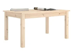 Mesa De Centro| Mesa de centro | Mesa de apoio | Mesa de café 80x50x40 cm madeira de pinho maciça Castanho