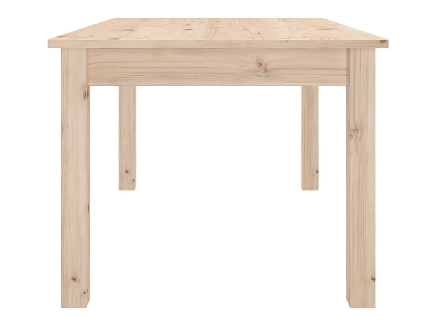 Mesa De Centro| Mesa de centro | Mesa de apoio | Mesa de café 80x50x40 cm madeira de pinho maciça Castanho