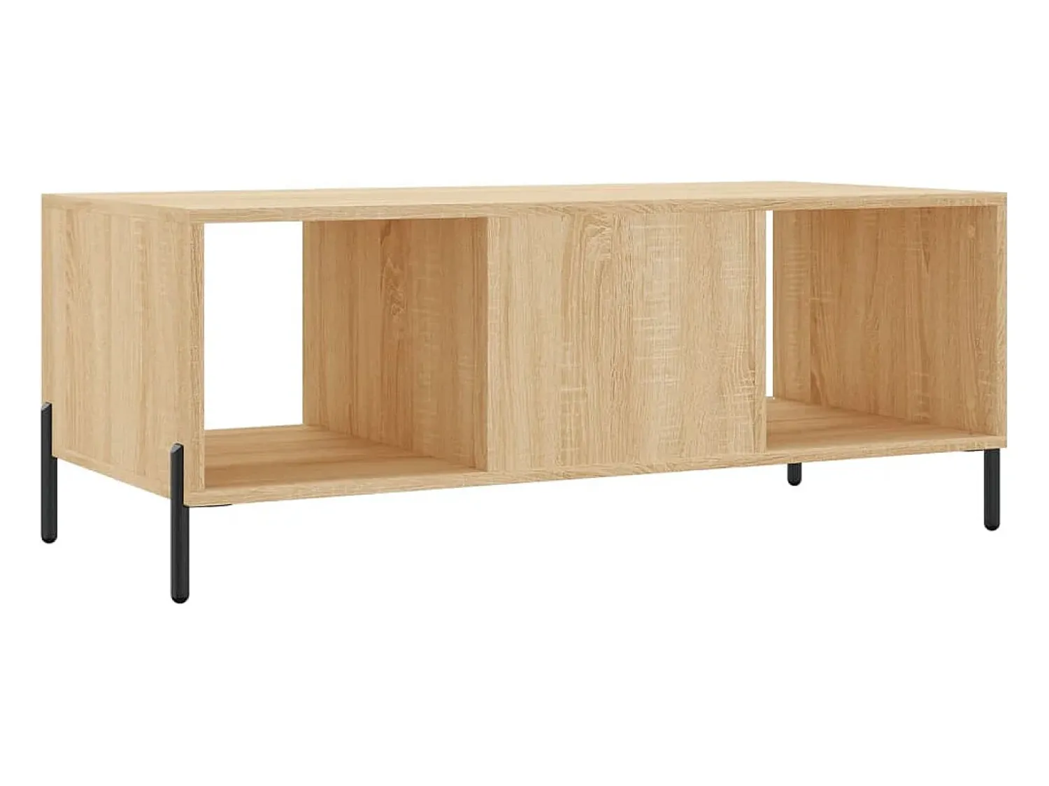 Hot Mesa de centro | Mesa de apoio 102x50x40 derivados de madeira carvalho sonoma Castanho