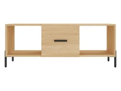 Hot Mesa de centro | Mesa de apoio 102x50x40 derivados de madeira carvalho sonoma Castanho