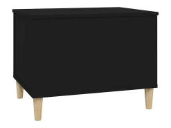 Mesa De Centro* Mesa de centro | Mesa de apoio 60x44.5x45 cm derivados de madeira Preto
