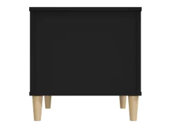 Mesa De Centro* Mesa de centro | Mesa de apoio 60x44.5x45 cm derivados de madeira Preto