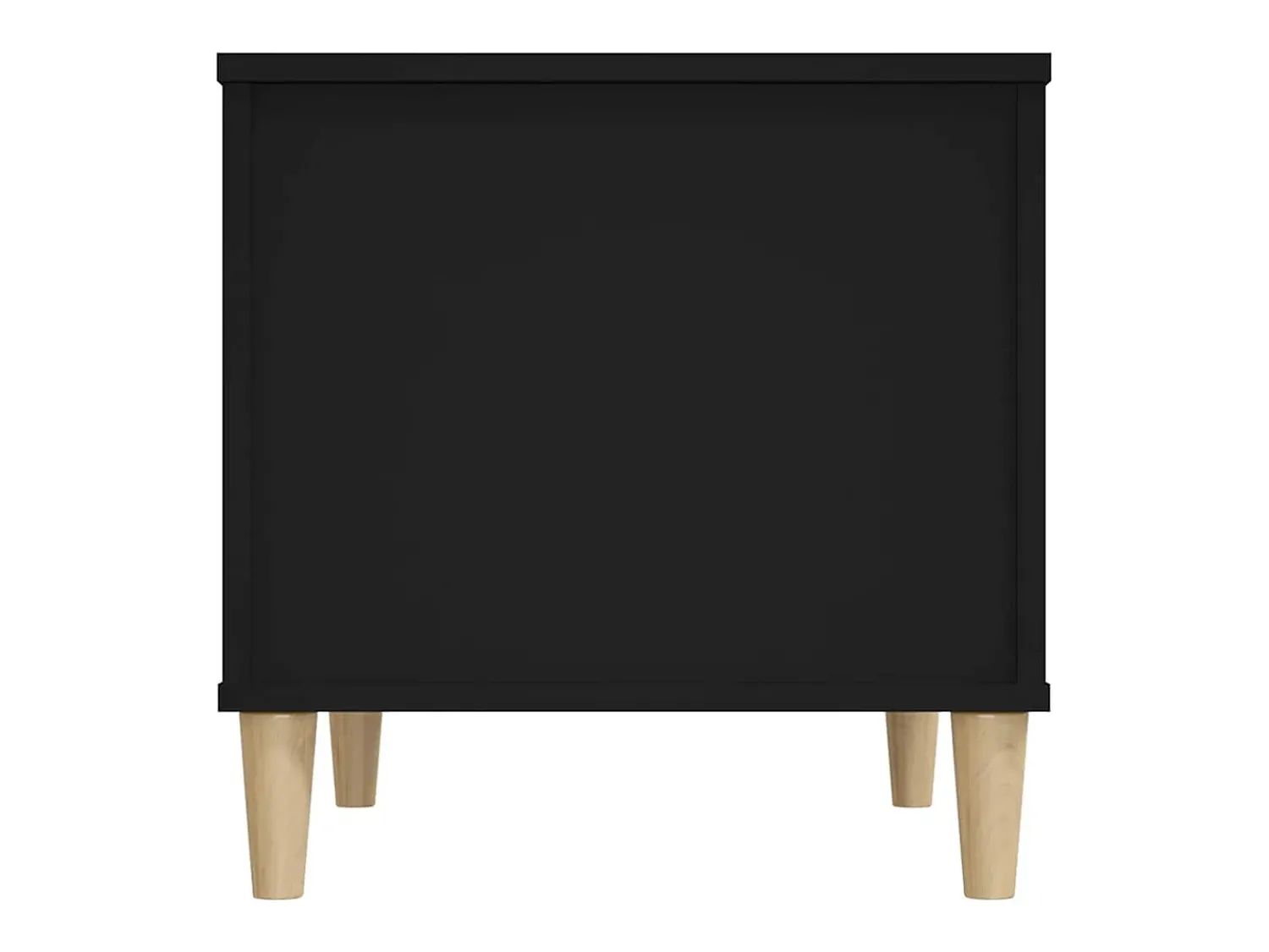 Mesa De Centro* Mesa de centro | Mesa de apoio 60x44.5x45 cm derivados de madeira Preto