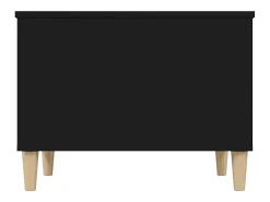 Mesa De Centro* Mesa de centro | Mesa de apoio 60x44.5x45 cm derivados de madeira Preto