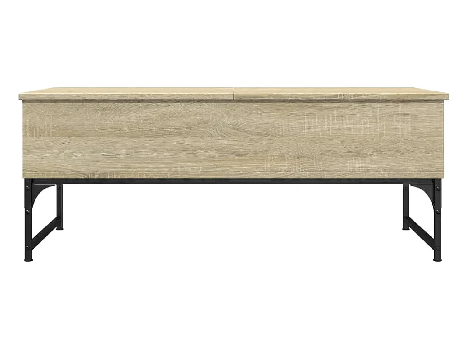 Mesa de centro | Mesa de apoio 100x50x40 cm deriv. madeira/metal carvalho sonoma^ Mesa De Centro