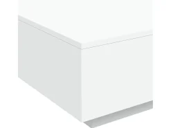 Mesa De Centro* Mesa de centro | Mesa de apoio 80x80x31 cm contraplacado Branco