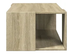 Mesa De Centro| Mesa de centro | Mesa de apoio 89.5x48x30 cm derivados madeira carvalho sonoma Castanho