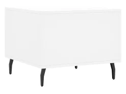 Mesa De Centro* Mesa de centro | Mesa de apoio 50x50x40 cm derivados de madeira Branco