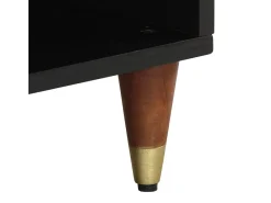 Mesa De Centro* Mesa de centro | Mesa de apoio | Mesa de café 80x50x40 cm madeira de mangueira maciça Castanho