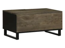 Mesa de centro | Mesa de apoio 80x50x40 cm madeira de mangueira maciça^ Mesa De Centro