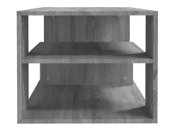 Mesa De Centro* Mesa de centro | Mesa de apoio 100x50x40cm derivados de madeira sonoma Cinzento