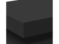 Mesa De Centro* Mesa de centro | Mesa de apoio com luzes LED 50x50x40 cm Preto