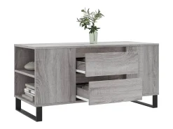 New Mesa de centro | Mesa de apoio derivados de madeira sonoma cinza Cinzento