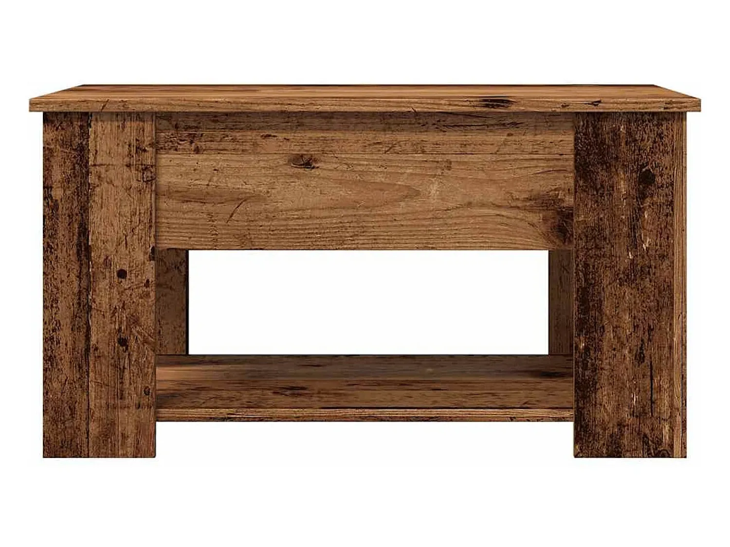Mesa de centro | Mesa de apoio | Mesa de café 79x49x41 cm derivados madeira madeira velha^ Mesa De Centro