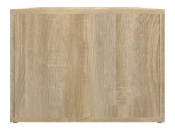 Discount Mesa de centro | Mesa de apoio 80x50x36 cm derivados madeira carvalho sonoma Castanho