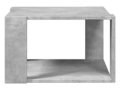 Mesa de centro | Mesa de apoio 51.5x51.5x30 cm derivados madeira cinza-cimento^ Mesa De Centro