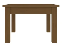 Mesa de centro | Mesa de apoio 45x45x30 cm pinho maciço mel^ Mesa De Centro