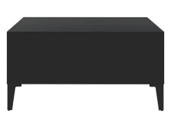 Mesa De Centro* Mesa de centro | Mesa de apoio 60x60x30 cm contraplacado Preto