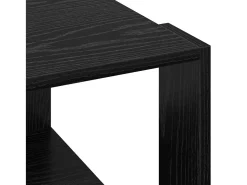 Mesa De Centro| Mesa de centro | Mesa de apoio Carvalho 51.5x51.5x30 cm Preto