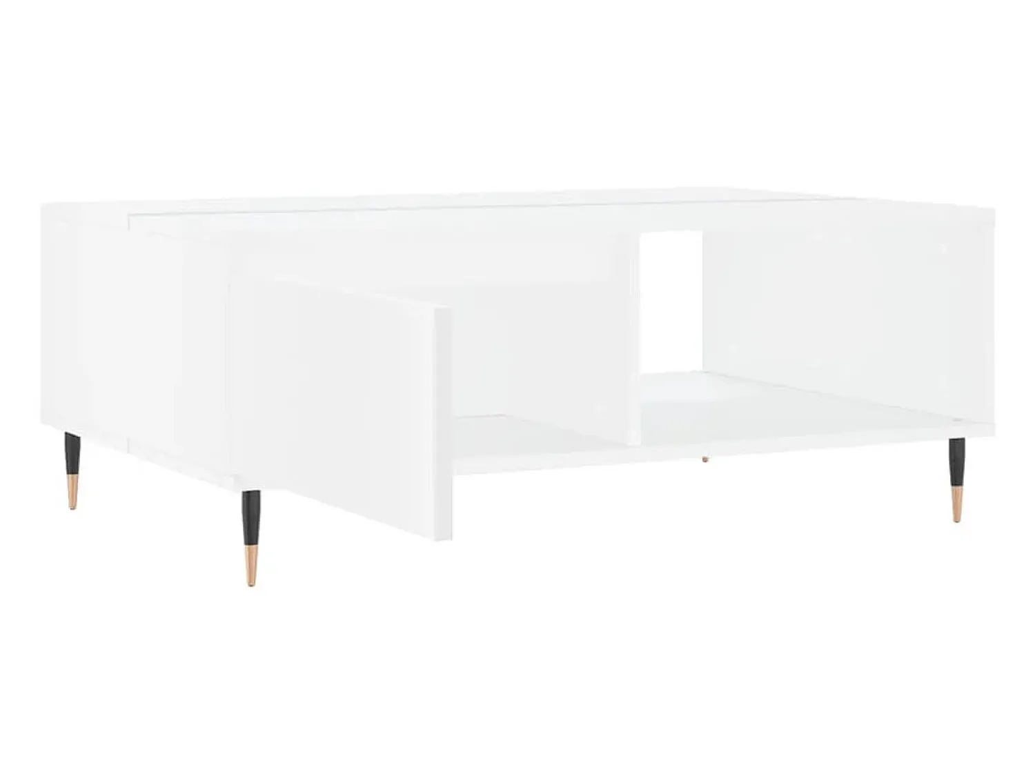 Mesa De Centro* Mesa de centro | Mesa de apoio 90x60x35 cm derivados de madeira Branco