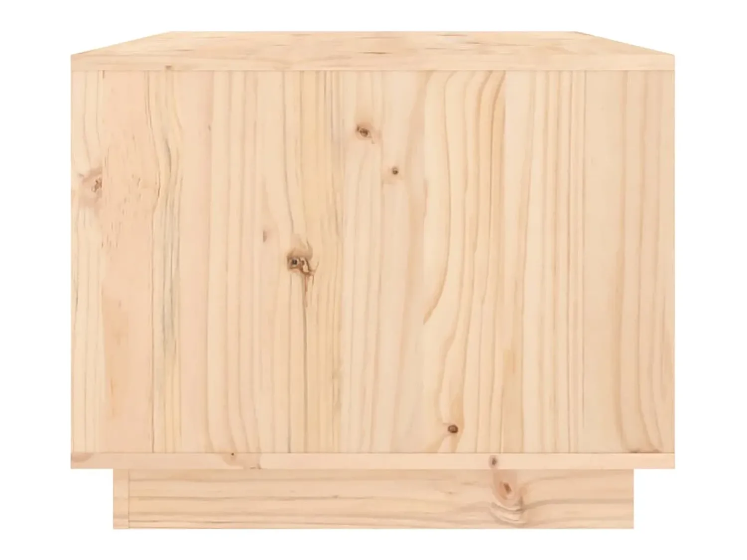 Mesa De Centro| Mesa de centro | Mesa de apoio | Mesa de café 80x50x40 cm madeira de pinho maciça Castanho