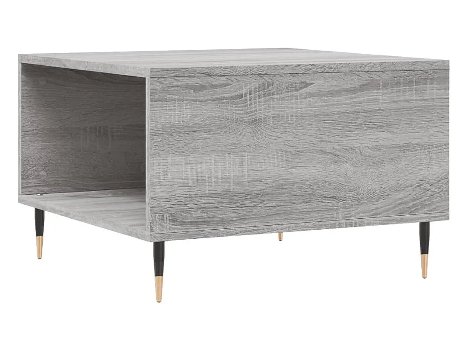 Online Mesa de centro | Mesa de apoio 55x55x36.5 cm derivados de madeira cinza sonoma Cinzento