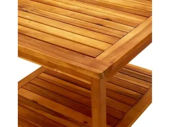 Mesa de centro | Mesa de apoio | Mesa de café 60x60x45 cm madeira de acácia maciça^ Mesa De Centro