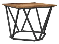 Mesa De Centro| Mesa de centro 3 pcs Madeira antiga 50x50x40 cm Castanho