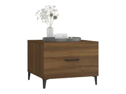 Mesa de centro + pernas de metal 50x50x40 cm carvalho PT189319^ Mesa De Centro