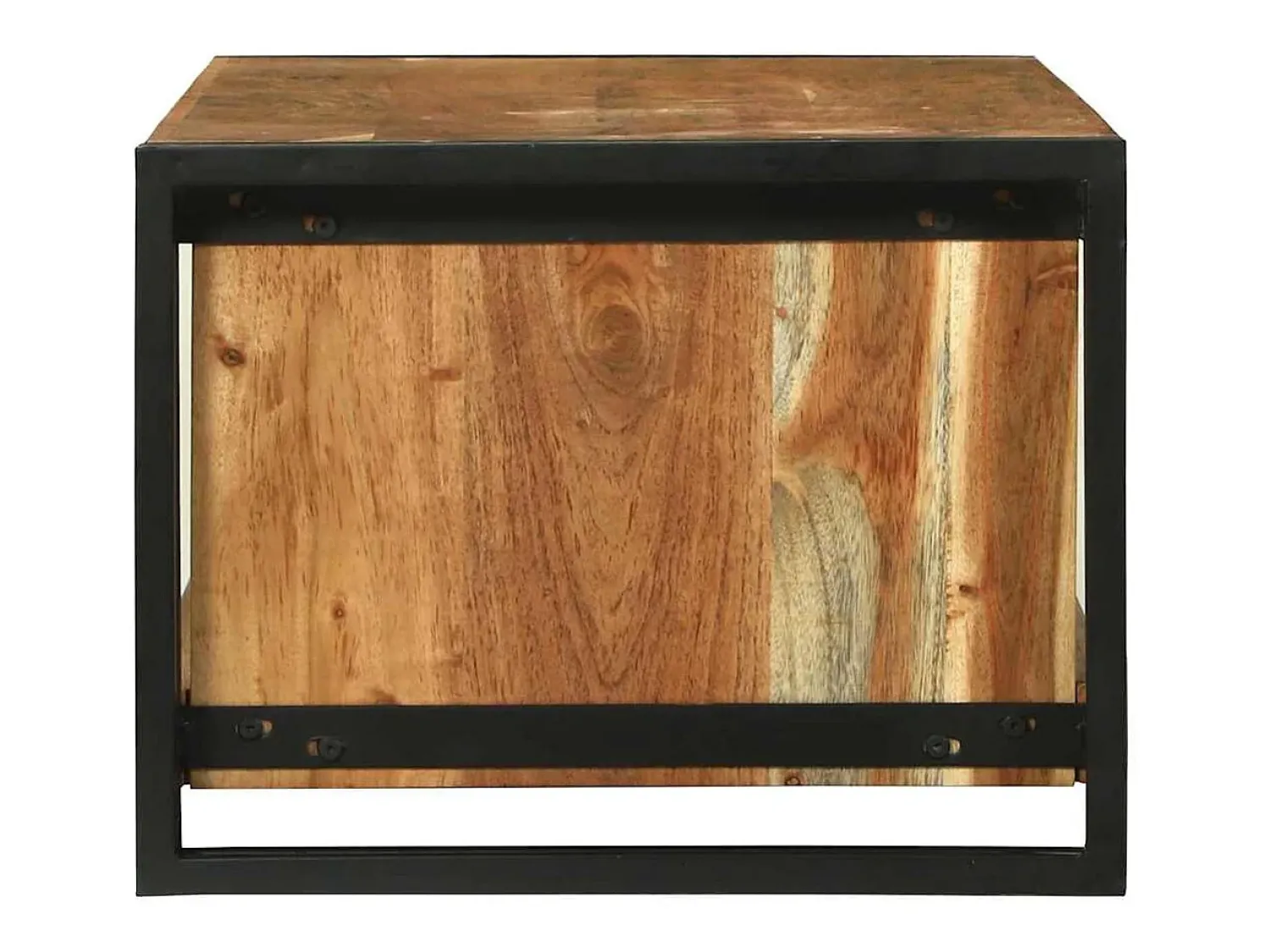 vidaxl Mesa de centro 120 x 50 x 38 cm Madeira Sólida de Acácia Castanho