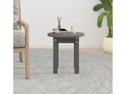 Clearance Mesa de centro Ø 35x35 cm madeira de pinho maciça PT306206 Cinzento