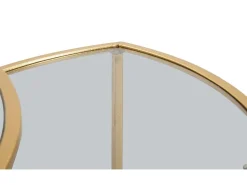 Dmora Mesa de centro Adrian, Mesa de centro baixa, Porta-revistas para sofá, Prateleira de sala, 60x60 h50 cm,^ Mesa De Centro