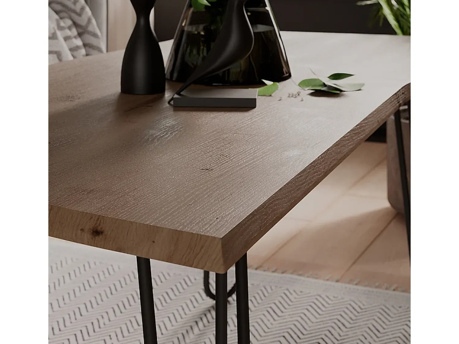 Mesa De Centro*Vicco Mesa de centro artesão 110x50x40 yan Natural claro