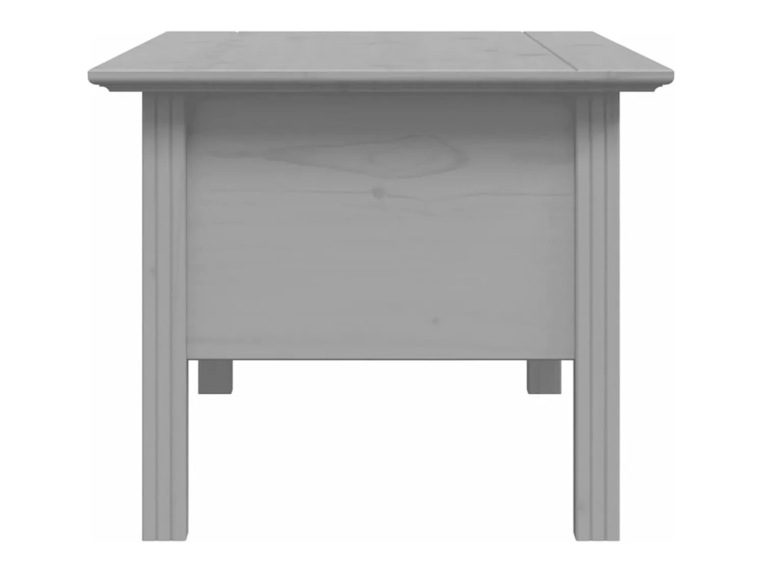 Mesa De Centro*vidaxl Mesa de centro BODO 100x55x46 cm madeira pinho maciça Cinzento