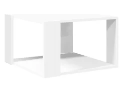 Mesa De Centro*vidaxl Mesa de centro branca 51,5x51,5x30 cm madeira projetada Branco