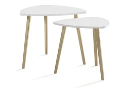 Online Vicco Mesa de centro /sonoma 48x48x45 twino Branco