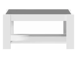 Mesa De Centro|vidaxl Mesa de centro c/ LEDs 93x53x45 cm derivados de madeira Branco