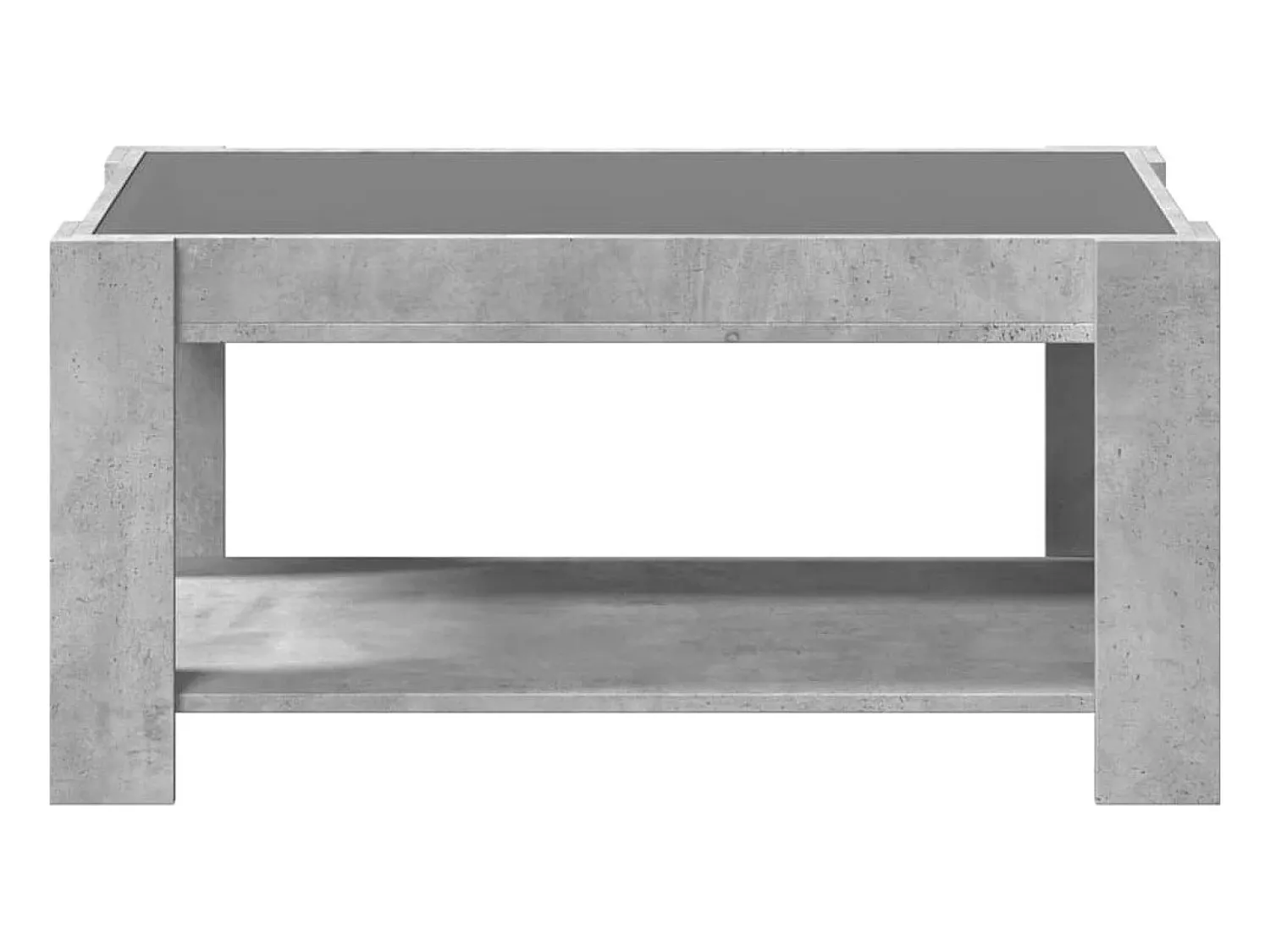 Mesa De Centro|vidaxl Mesa de centro c/ LEDs 93x53x45 derivados de madeira Cinzento