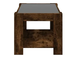 vidaxl Mesa de centro c/ LEDs 73x53x45 cm derivados de madeira^ Mesa De Centro