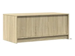 Hot vidaxl Mesa de centro c/ luzes LED derivados madeira carvalho sonoma Natural claro