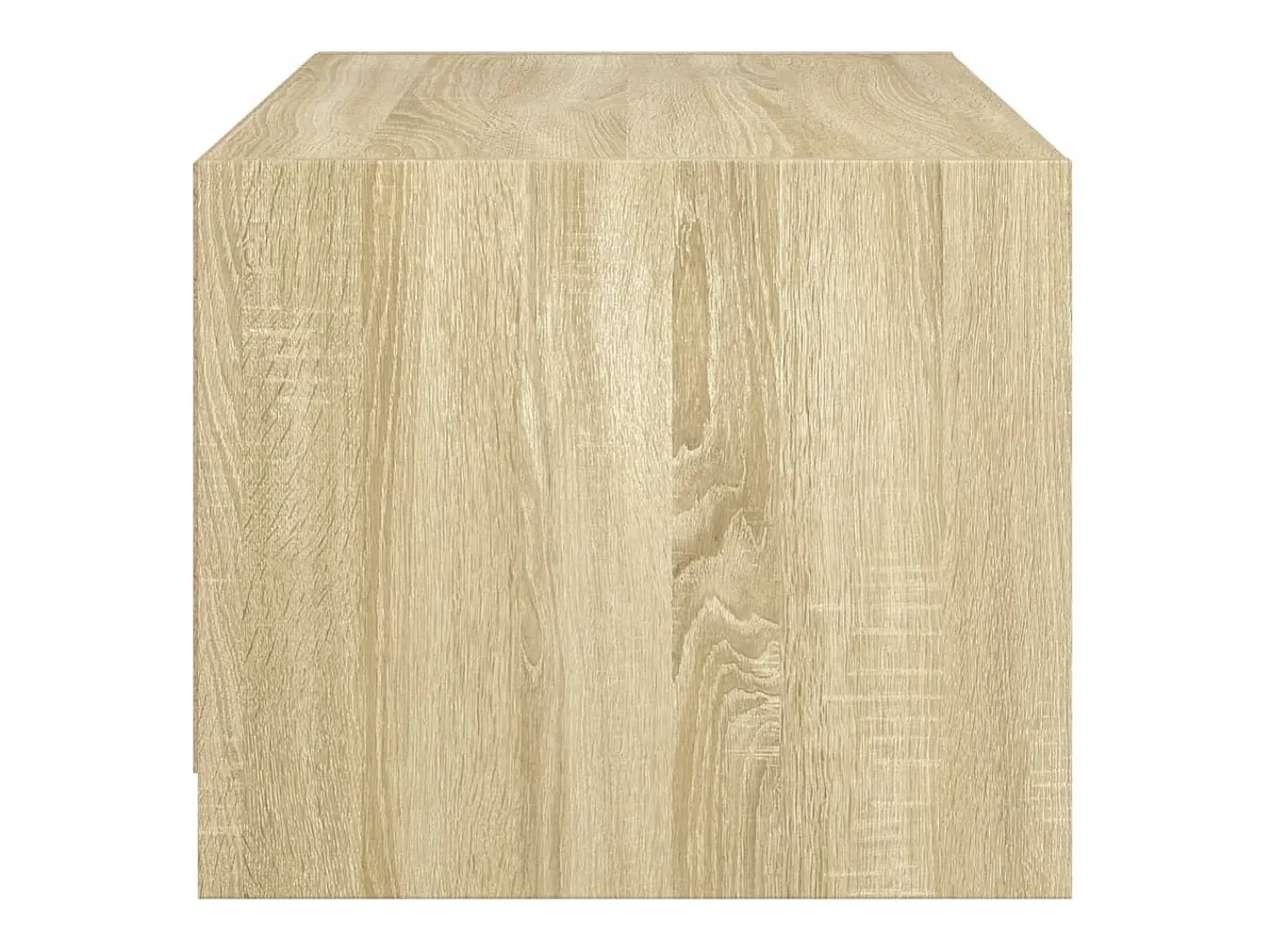 Mesa De Centro|vidaxl Mesa de centro c/ portas de vidro 68x50x42 cm carvalho sonoma Natural claro