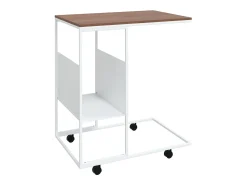Mesa de centro c/ rodas 55x36x63,5cm derivados de madeira PT548454^ Mesa De Centro