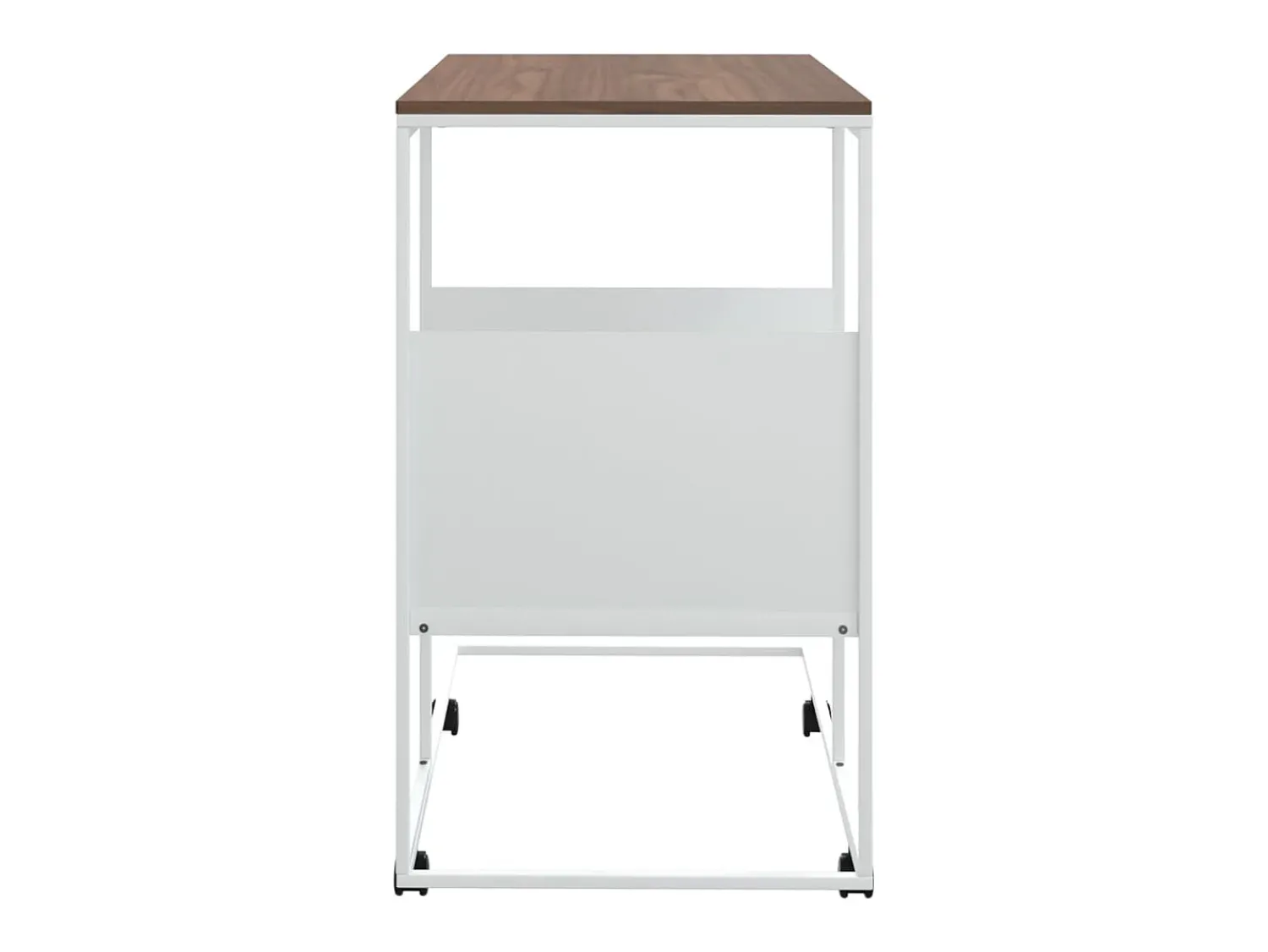 Mesa de centro c/ rodas 55x36x63,5cm derivados de madeira PT548454^ Mesa De Centro