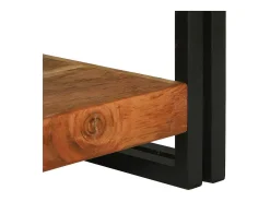 Clearance vidaxl Mesa de centro Madeira Sólida de Acácia Castanho