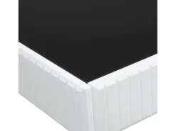 Mesa De Centro*Hauss Spole Mesa de centro clássica em preto e - Tampo preto brilhante Branco