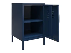 Dorel Home Mesa de centro com 1 prateleira em MDF cinzento^ Mesa De Apoio