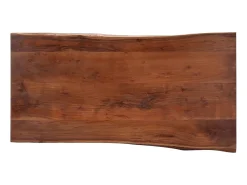 Mesa de centro com arestas vivas 115x60x40 cm acácia maciça PT145612^ Mesa De Centro