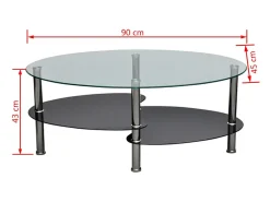Mesa De Centro*vidaxl Mesa de centro com design exclusivo, Preto