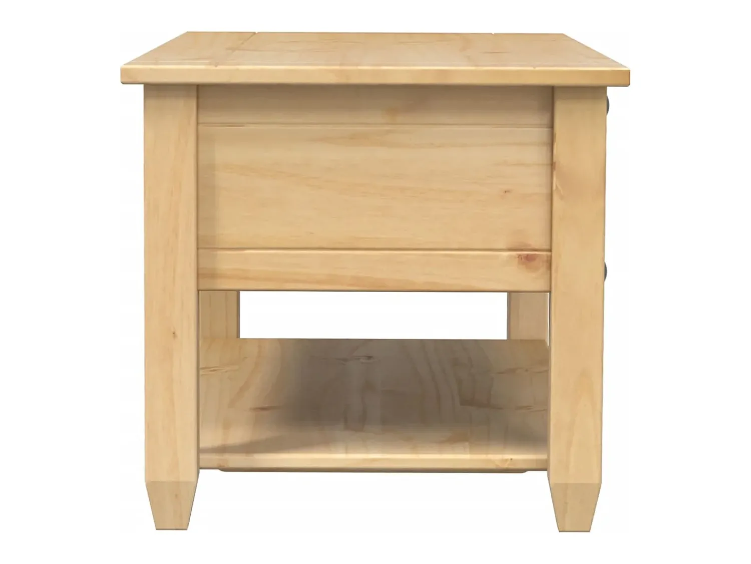 Sale Mesa de centro com gavetas Corona 100x48x45 cm pinho maciço PT899686 Castanho